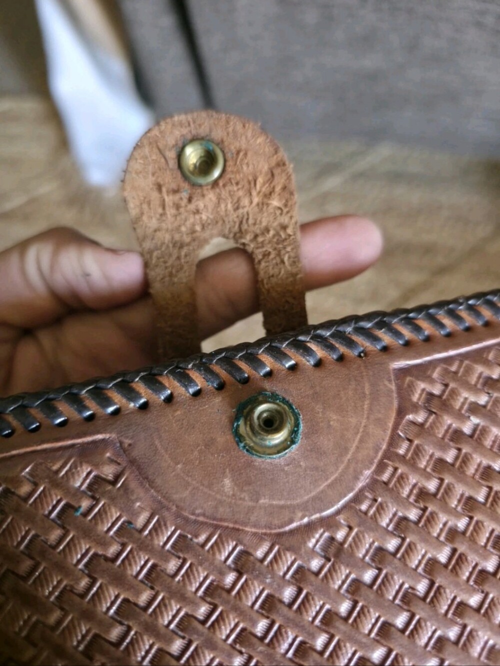 Vintage Handmade Roper Wallet - Picture 7 of 11